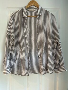 Sessun Striped Button-Up Shirt